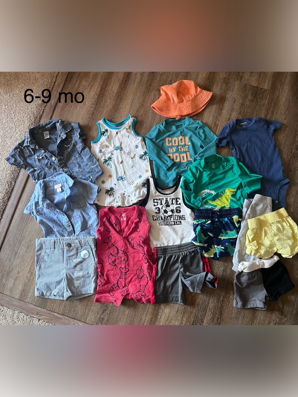 Baby 6-9 months clothes and swim bundle